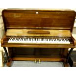 Sames upright piano. Not available for in-house P&P, contact Paul O'Hea at Mailboxes on 01925 659133