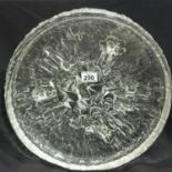 Tapio Wirkkala for Italia; a Finnish table centre bowl in the Lunaria pattern, D: 39 cm. No