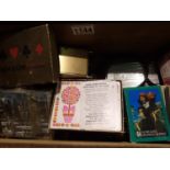 Mixed collectables including composite and playing cards. P&P Group 2 (£18+VAT for the first lot and