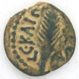 Holy Lands, Jerusalem; Prutah bronze coinage of Herod, time period of Jesus Christ. P&P Group 1 (£