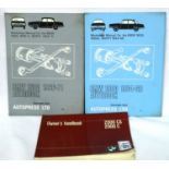 Three BMW workshop manuals to include BMW 1600 1966-71. P&P Group 1 (£14+VAT for the first lot