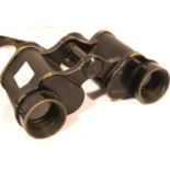 Taylor Hudson 1941 binoculars, marked with a broad arrow AA6325. P&P Group 2 (£18+VAT for the