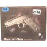 New old stock unopened airsoft pistol. P&P Group 2 (£18+VAT for the first lot and £3+VAT for