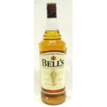 1L bottle of Bells blended whisky. P&P Group 3 (£25+VAT for the first lot and £5+VAT for