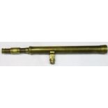 Vintage brass telescope, L: 70 cm. P&P Group 3 (£25+VAT for the first lot and £5+VAT for