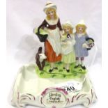 Yardleys Soap figural advertising tray, L: 17 cm. P&P Group 3 (£25+VAT for the first lot and £5+
