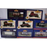 Eight Bachmann OO scale wagons in excellent condition, boxes with wear. P&P Group 1 (£14+VAT for the