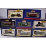Eight Bachmann OO scale wagons in excellent condition, boxes with wear. P&P Group 1 (£14+VAT for the