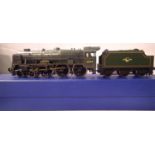Bachmann Royal Scot Class - 46104, Scottish Borderer, Green, Late Crest, detailed, blackened motion,
