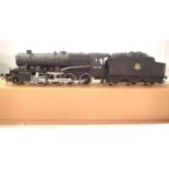 Hornby Class 8F, 48758, Black, Early Crest and detailed, in very good condition, in storage box. P&P