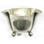 Hallmarked silver fluted bowl, Birmingham assay 1905, D: 10 cm, 73g. P&P Group 1 (£14+VAT for the