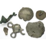 Collection of British found detecting finds to include silver examples, late Bronze - Medieval