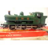 Hornby R041, Pannier Tank, G.W.R Green. Very good condition, box is poor. P&P Group 1 (£14+VAT for