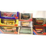 Eight OO scale buses and coaches; EFE Oxford etc. Including Hong Kong city buses, mostly very good