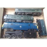 Five OO scale locomotives; Hornby, Airfix, Mainline etc. Mostly good condition, some require