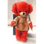 Merrythought bear, Cheeky Little Alfonzo, H: 24 cm, with tags. Excellent condition. P&P Group 1 (£