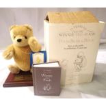 Gabrielle Bears: Winnie The Pooh 70 Year Anniversary Edition, wooden base with brass plaque and