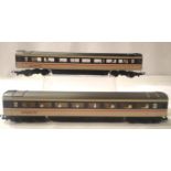 Two Hornby intercity coaches, both very good condition and unboxed. P&P Group 1 (£14+VAT for the