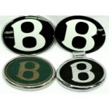 Collection of mixed Bentley car badges. P&P Group 2 (£18+VAT for the first lot and £3+VAT for