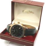 Rotary: gents chronograph wristwatch, boxed, working at lotting. P&P Group 1 (£14+VAT for the
