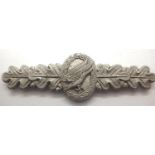 WWII German Fallschirmjager Combat Clasp (Paratroopers). P&P Group 1 (£14+VAT for the first lot