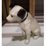 Cast iron Nipper dog money box, H: 15 cm. P&P Group 2 (£18+VAT for the first lot and £3+VAT for