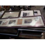 Large collection of framed and glazed pictures, various sizes. Not available for in-house P&P,