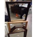 Four mixed mirrors. Not available for in-house P&P, contact Paul O'Hea at Mailboxes on 01925 659133