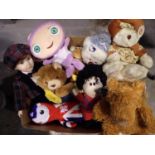 A selection of childrens soft toys etc. Not available for in-house P&P, contact Paul O'Hea at