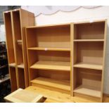 Four CD racks and two low bookcases. Not available for in-house P&P, contact Paul O'Hea at Mailboxes