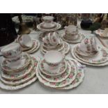 Colclough bone china tea set, forty six pieces. Not available for in-house P&P, contact Paul O'Hea