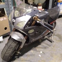 Mini moto Advans CSY electric motorcycle. Not available for in-house P&P, contact Paul O'Hea at
