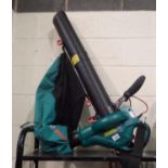 A Bosch leaf blower. Not available for in-house P&P, contact Paul O'Hea at Mailboxes on 01925 659133