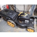 McCulloch petrol lawnmower. Not available for in-house P&P, contact Paul O'Hea at Mailboxes on 01925