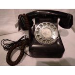 Vintage type Rotary telephone. Not available for in-house P&P, contact Paul O'Hea at Mailboxes on