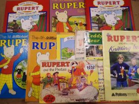 A selection of childrens annuals including Rupert. Not available for in-house P&P, contact Paul O'