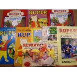 A selection of childrens annuals including Rupert. Not available for in-house P&P, contact Paul O'