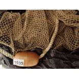 A large fishing net with floats. Not available for in-house P&P, contact Paul O'Hea at Mailboxes