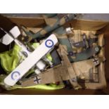 A collection of model aircraft. Not available for in-house P&P, contact Paul O'Hea at Mailboxes on