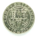 1893 silver shilling of Queen Victoria. P&P Group 1 (£14+VAT for the first lot and £1+VAT for