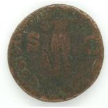 Roman Copper As, Claudius Conservator. P&P Group 1 (£14+VAT for the first lot and £1+VAT for