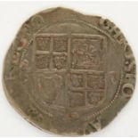 Hammered silver shilling of Charles I c1645, likely Briot Mint, mint mark indistinct. P&P Group