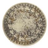 1811 three shilling bank token of George III. P&P Group 1 (£14+VAT for the first lot and £1+VAT