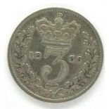 1836 silver threepence of George IV. P&P Group 1 (£14+VAT for the first lot and £1+VAT for