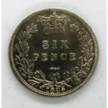 1885 silver sixpence of Queen Victoria. P&P Group 1 (£14+VAT for the first lot and £1+VAT for