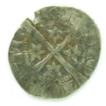 1280 Scottish hammered silver penny of Alexander III, second coinage. P&P Group 1 (£14+VAT for the