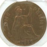 1950 copper penny of George V, Key date. P&P Group 1 (£14+VAT for the first lot and £1+VAT for