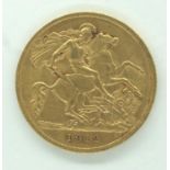 1912 half sovereign of George V. P&P Group 1 (£14+VAT for the first lot and £1+VAT for subsequent