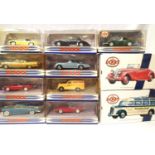 Eleven Dinky Dy series vehicles, cars, vans, bus. All in excellent condition, boxes have storage