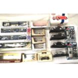 Eighteen assorted die cast vehicles various makes and types, mostly excellent condition, boxes